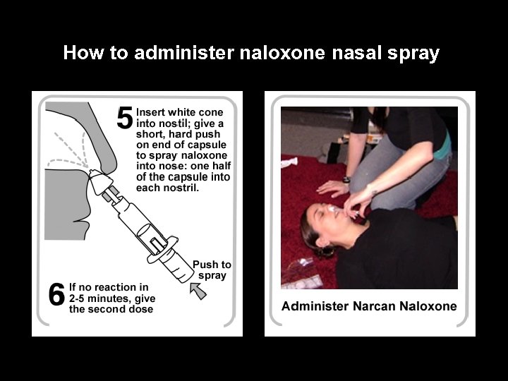 How to administer naloxone nasal spray 