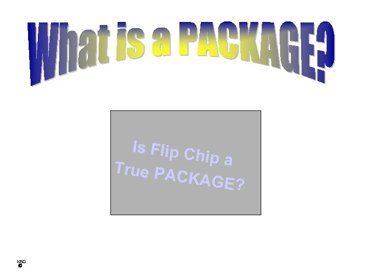 Is Flip C hip a True PA CKAGE ? KBG 