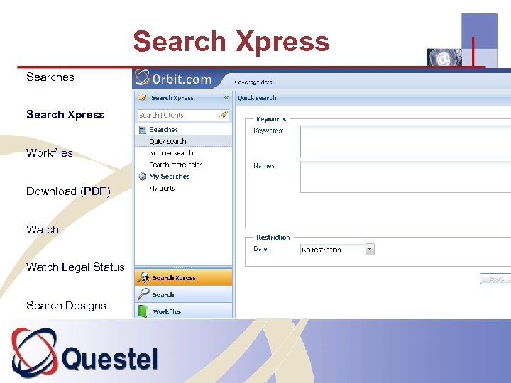 Search Xpress Searches Search Xpress Workfiles Download (PDF) Watch Legal Status Search Designs 39
