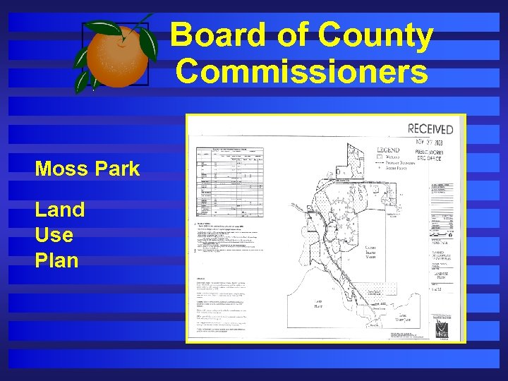 Board of County Commissioners Moss Park Land Use Plan 