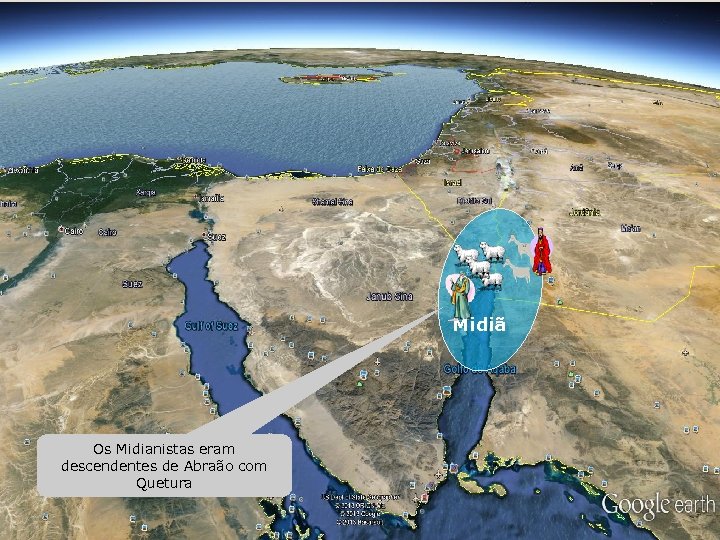 Midiã Os Midianistas eram descendentes de Abraão com Quetura 