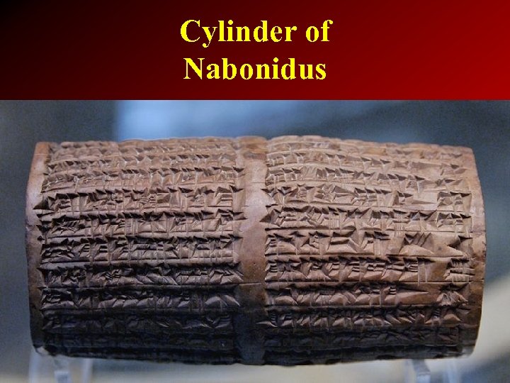 Cylinder of Nabonidus 