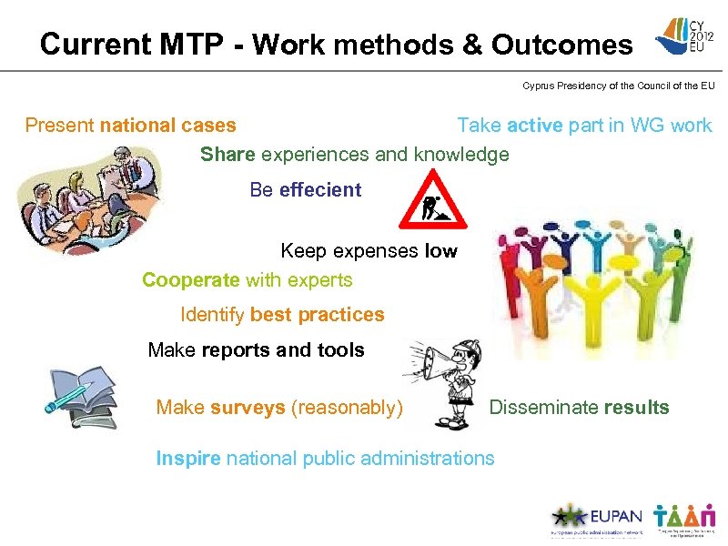 Current MTP - Work methods & Outcomes Cyprus Presidency of the Council of the