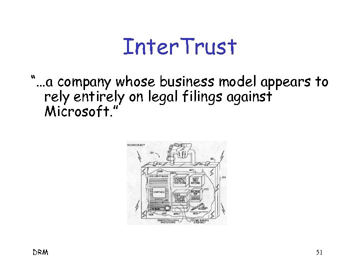 Inter. Trust “…a company whose business model appears to rely entirely on legal filings