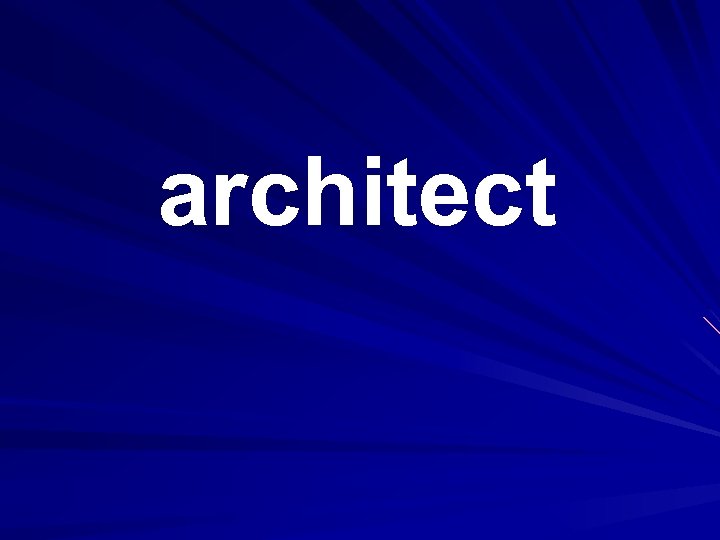 architect 