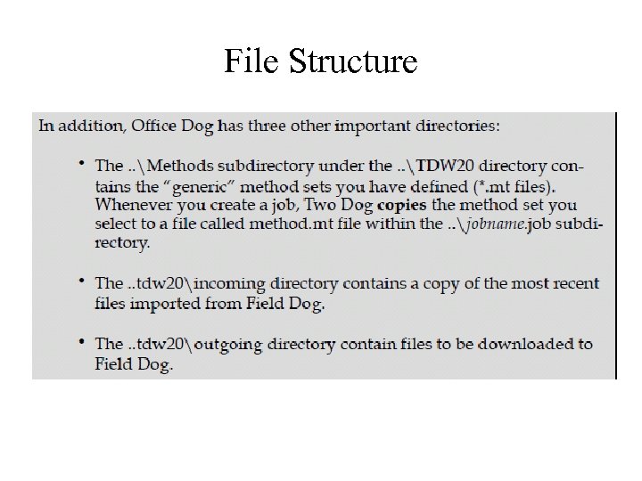 File Structure 