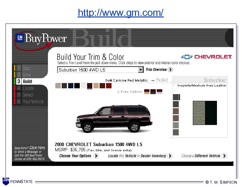 http: //www. gm. com/ PENNSTATE © T. W. SIMPSON 