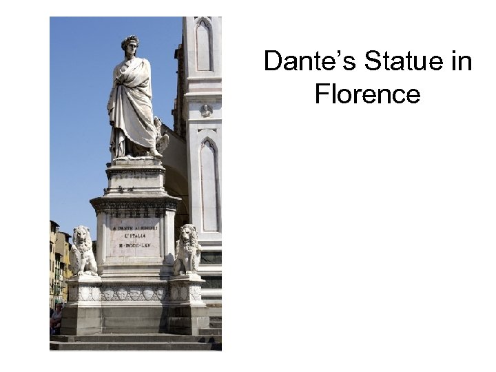 Dante’s Statue in Florence 