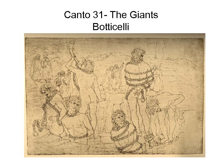Canto 31 - The Giants Botticelli 