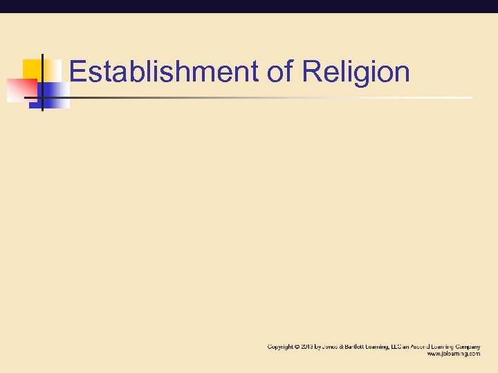 Establishment of Religion 