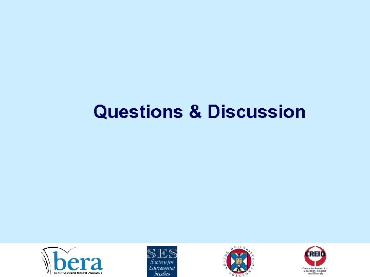 Questions & Discussion 