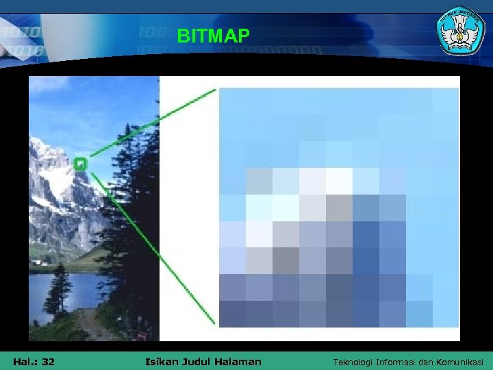 BITMAP Hal. : 32 Isikan Judul Halaman Teknologi Informasi dan Komunikasi 