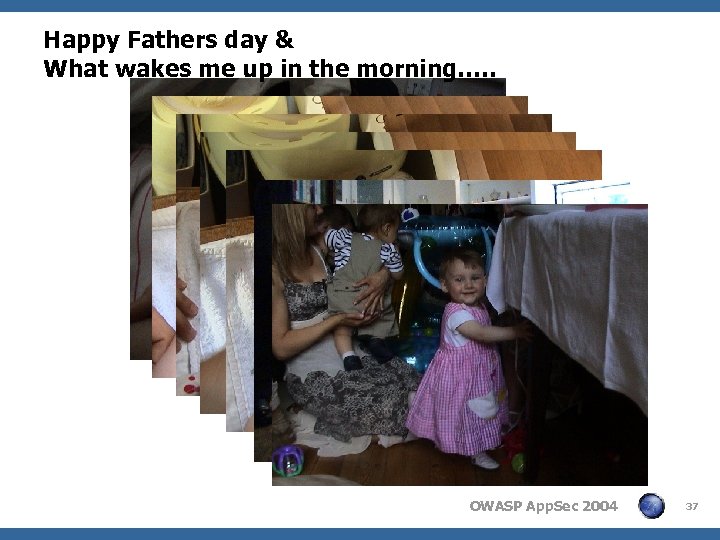 Happy Fathers day & What wakes me up in the morning…. . OWASP App.