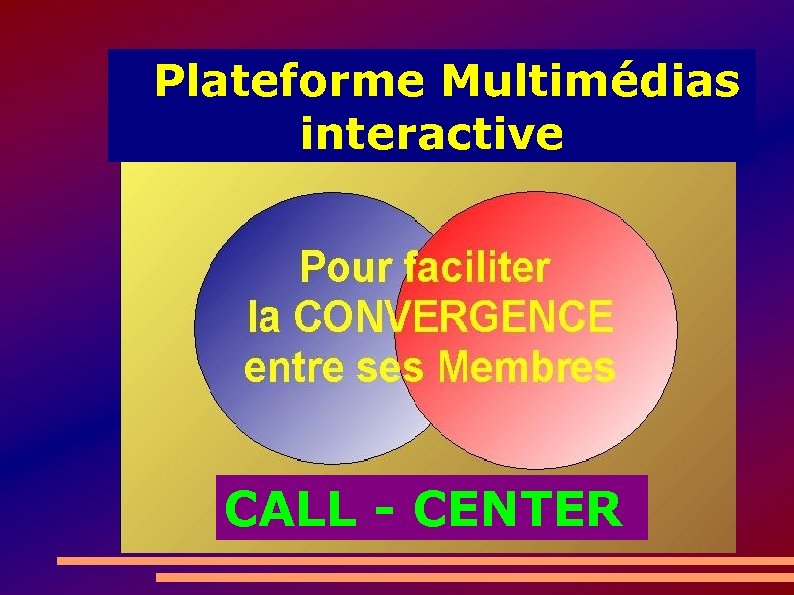  Plateforme Multimédias interactive CALL - CENTER 