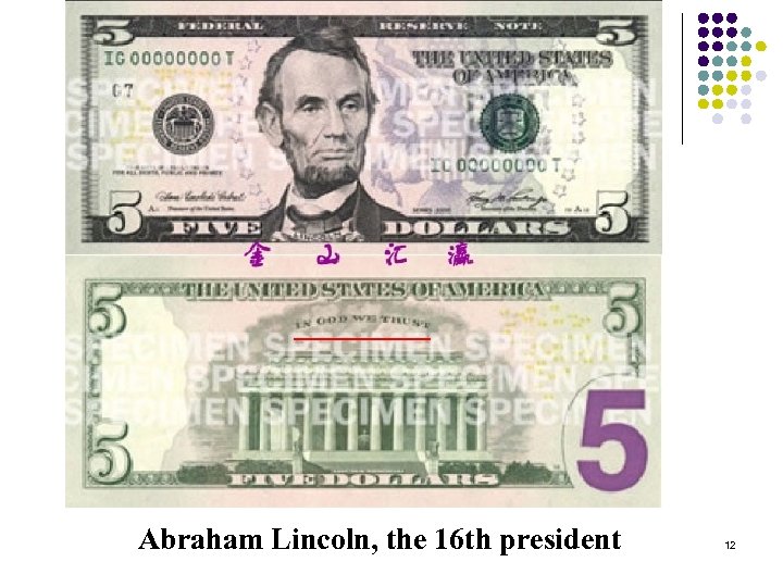 Abraham Lincoln, the 16 th president 12 