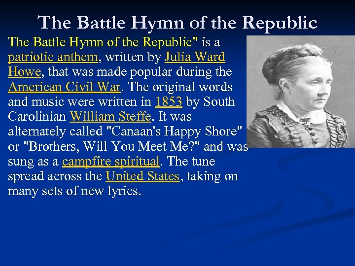 The Battle Hymn of the Republic