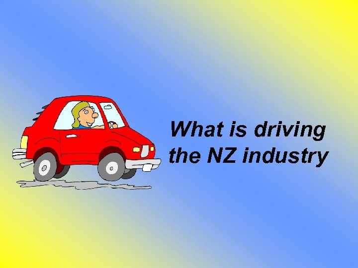 What is driving the NZ industry 