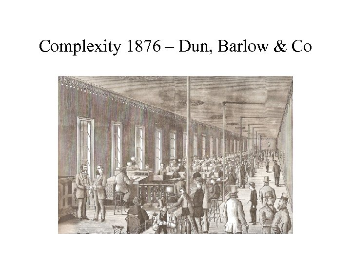Complexity 1876 – Dun, Barlow & Co 