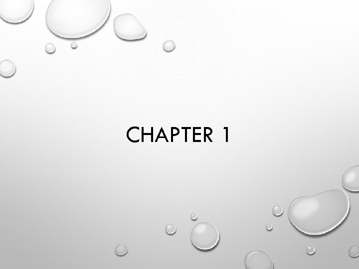 CHAPTER 1 