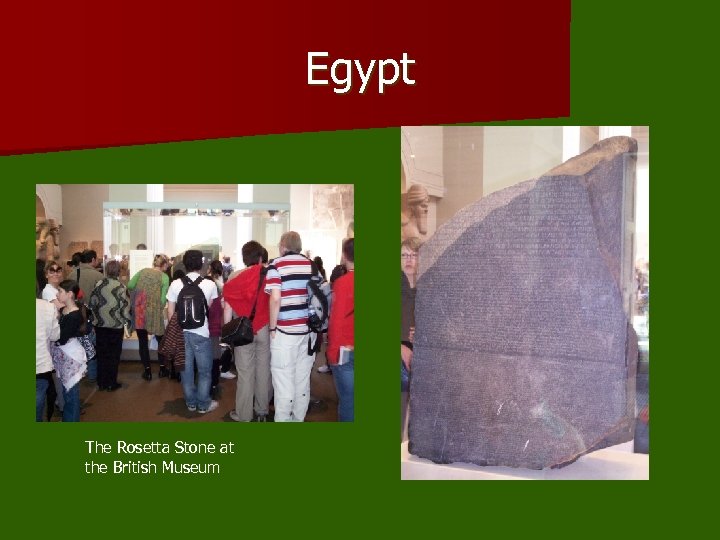 Egypt The Rosetta Stone at the British Museum 