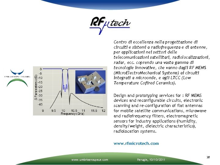Centro di eccellenza nella progettazione di circuiti e sistemi a radiofrequenza e di antenne,