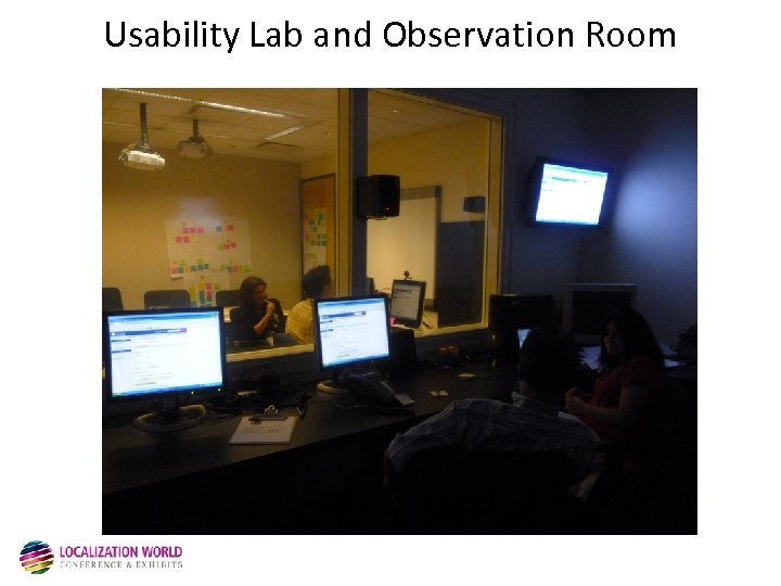 Usability Lab and Observation Room 