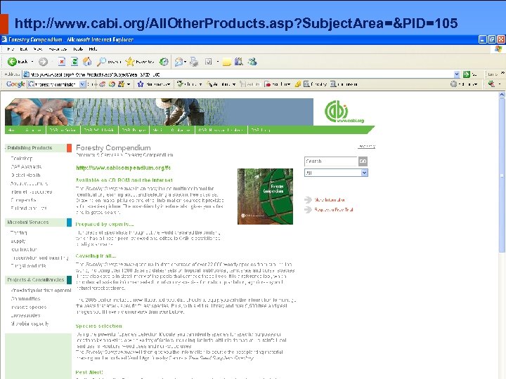 http: //www. cabi. org/All. Other. Products. asp? Subject. Area=&PID=105 