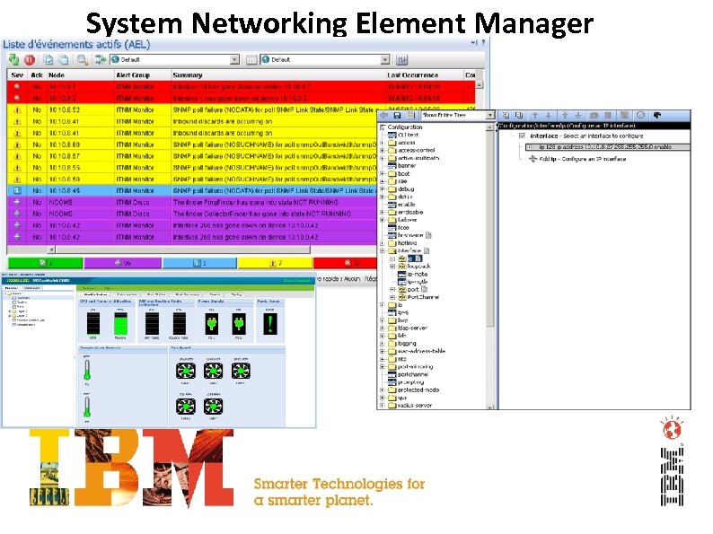 System Networking Element Manager 38 