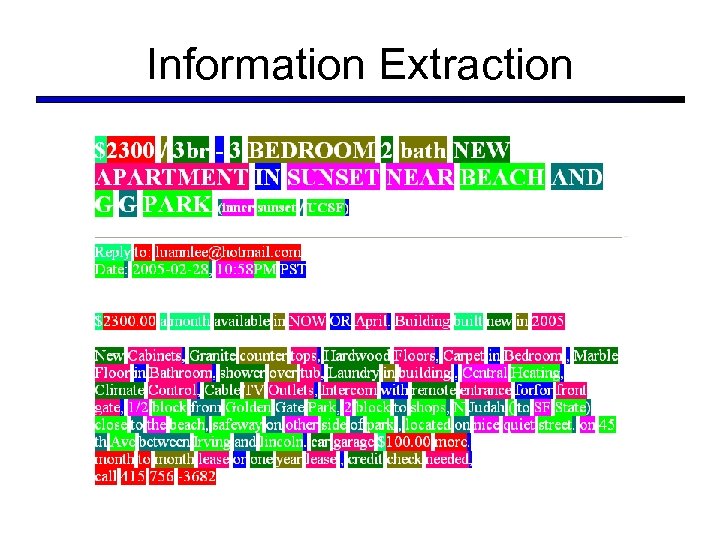 Information Extraction 