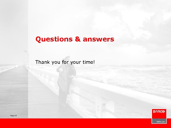 Questions & answers Thank you for your time! Page 66 