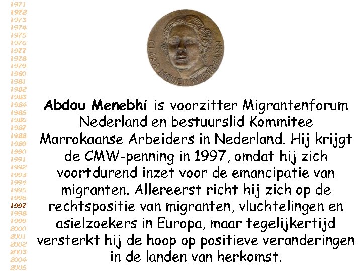 Abdou Menebhi is voorzitter Migrantenforum Nederland en bestuurslid Kommitee Marrokaanse Arbeiders in Nederland. Hij