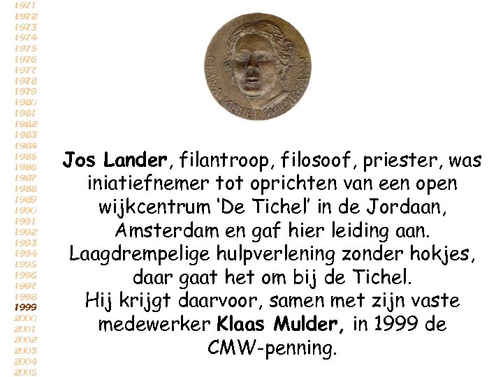 Jos Lander, filantroop, filosoof, priester, was iniatiefnemer tot oprichten van een open wijkcentrum ‘De