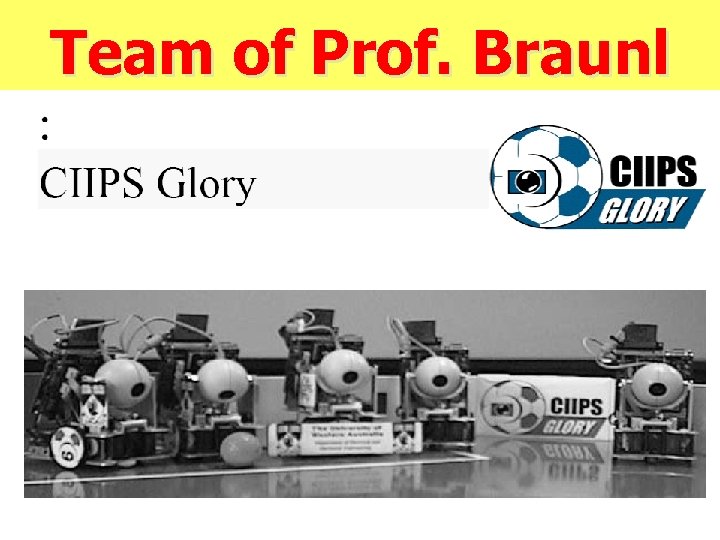 Team of Prof. Braunl 