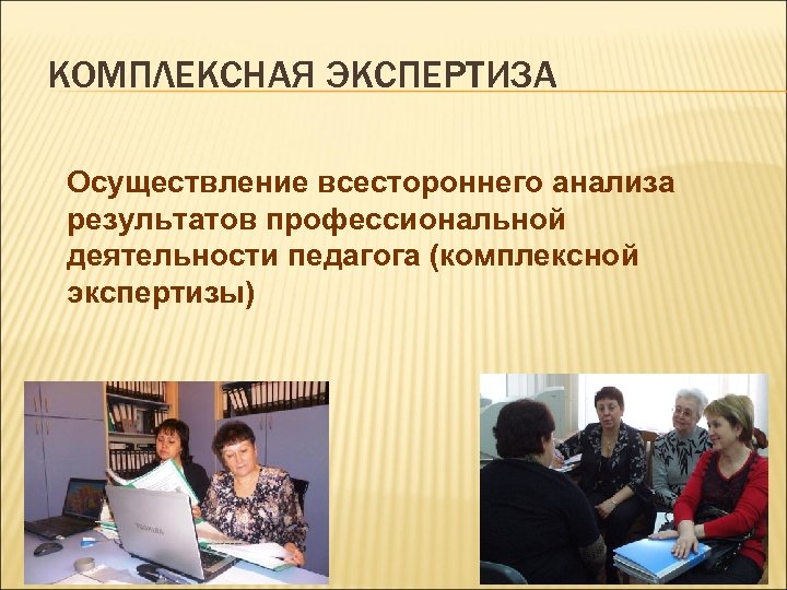 Комплексная экспертиза. Порядок проведения комплексной экспертизы. Экспертиза профессиональной деятельности воспитателя. Особенности комплексной экспертизы.