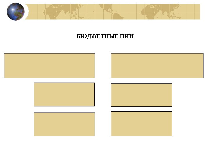 БЮДЖЕТНЫЕ НИИ 