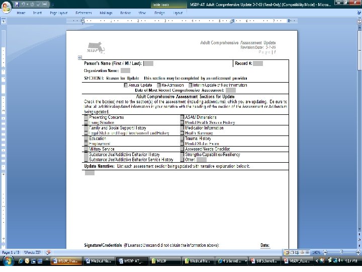 Presented by David Lloyd, MSDP Project Manager 140 