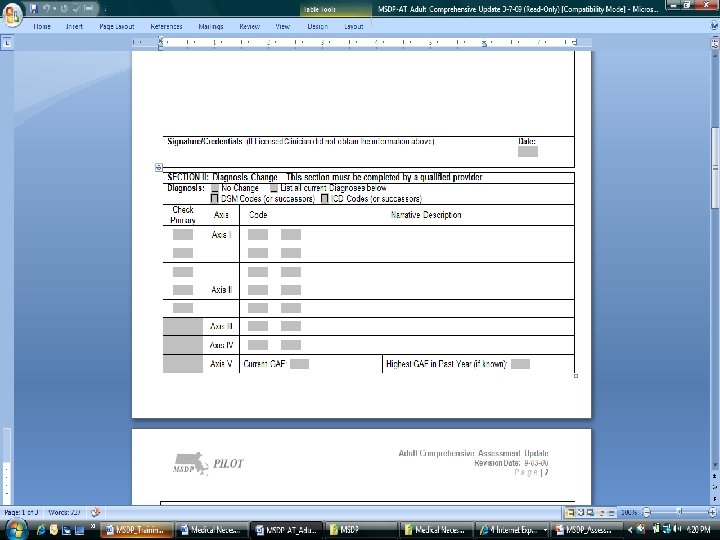 Presented by David Lloyd, MSDP Project Manager 141 