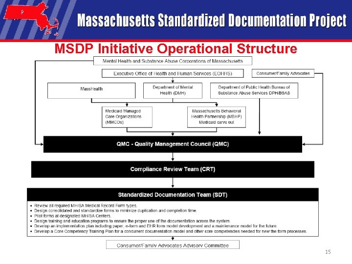 MSDP Initiative Operational Structure 15 