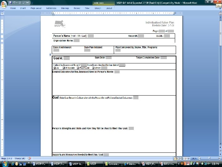 Presented by David Lloyd, MSDP Project Manager 65 