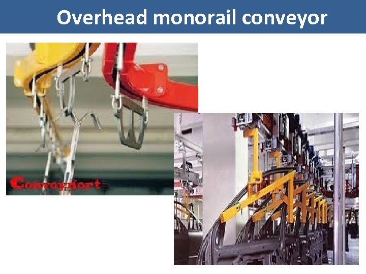 Overhead monorail conveyor 