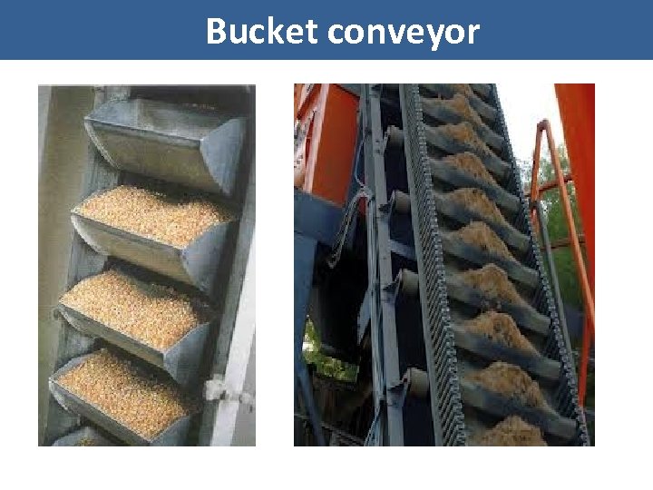 Bucket conveyor 