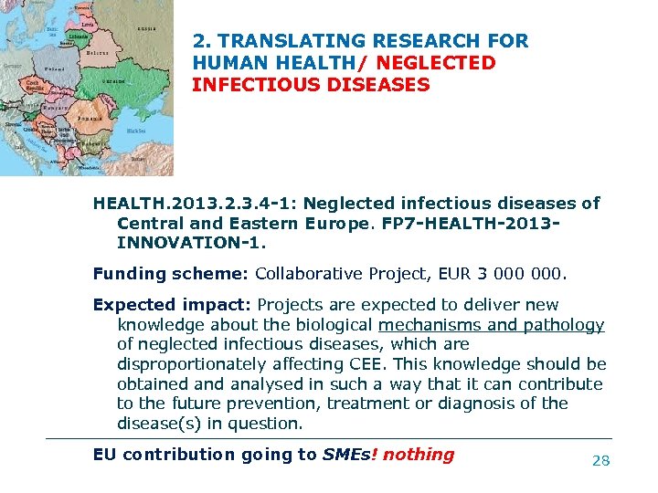 2. TRANSLATING RESEARCH FOR HUMAN HEALTH/ NEGLECTED INFECTIOUS DISEASES HEALTH. 2013. 2. 3. 4