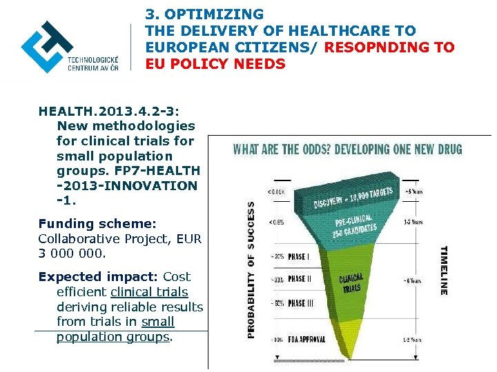 3. OPTIMIZING THE DELIVERY OF HEALTHCARE TO EUROPEAN CITIZENS/ RESOPNDING TO EU POLICY NEEDS