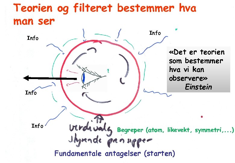 Teorien og filteret bestemmer hva man ser Info «Det er teorien som bestemmer hva