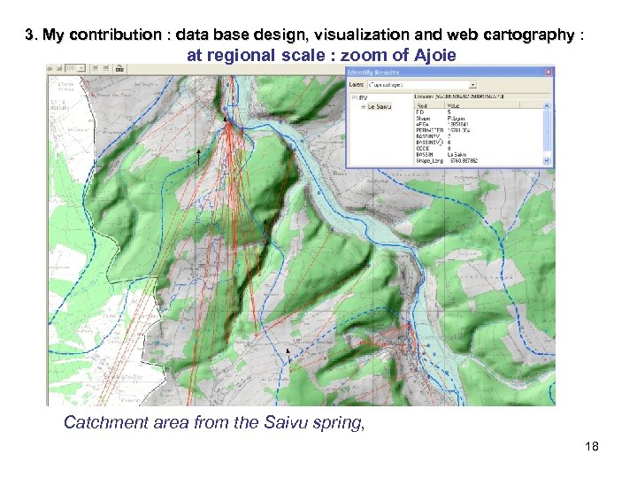 3. My contribution : data base design, visualization and web cartography : cartography at