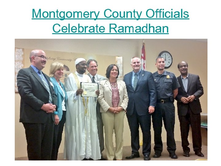 Montgomery County Officials Celebrate Ramadhan 