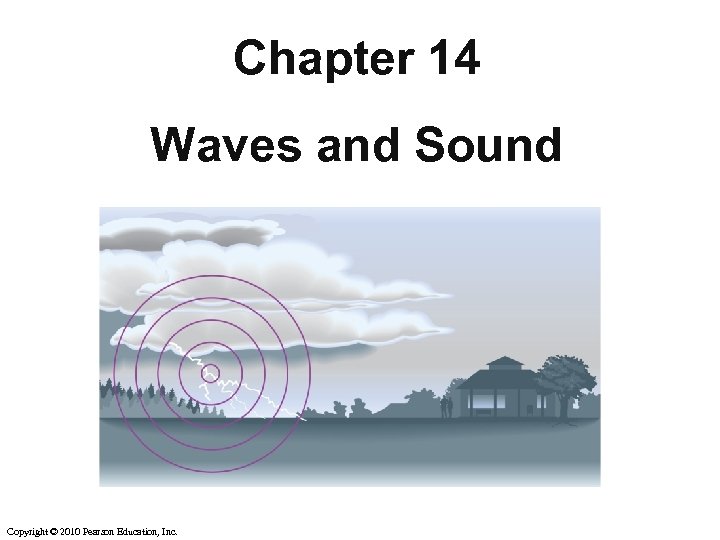 Chapter 14 Waves and Sound Copyright © 2010 Pearson Education, Inc. 