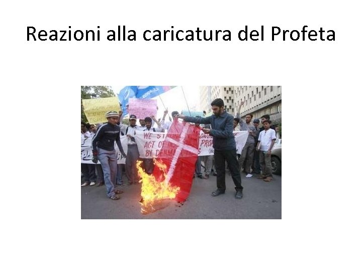 Reazioni alla caricatura del Profeta 