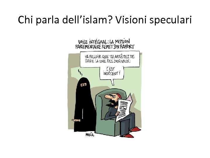 Chi parla dell’islam? Visioni speculari 