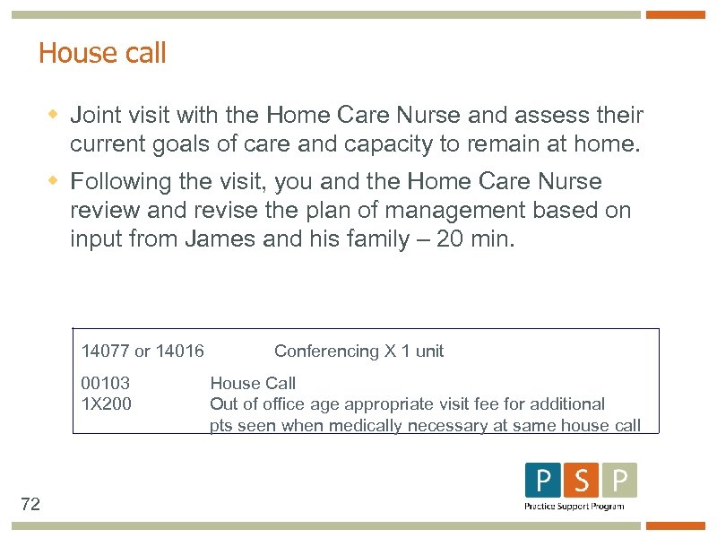 House call w Joint visit with the Home Care Nurse and assess their current